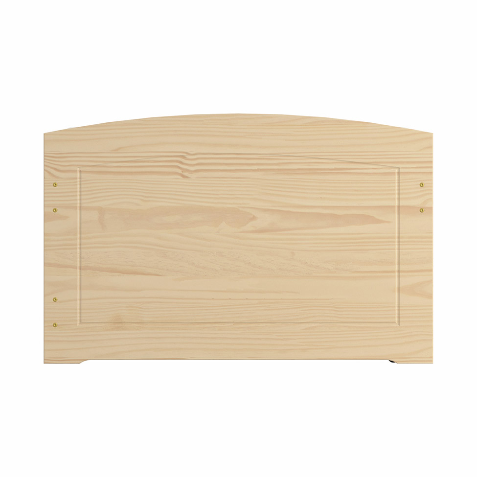 Cama Solteiro com Cama Auxiliar Ulli Natural e Branca