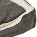 Cama para Pet Beagle Linho Grafite e Cru 65 cm