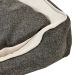 Cama para Pet Beagle Linho Grafite e Cru 70 cm