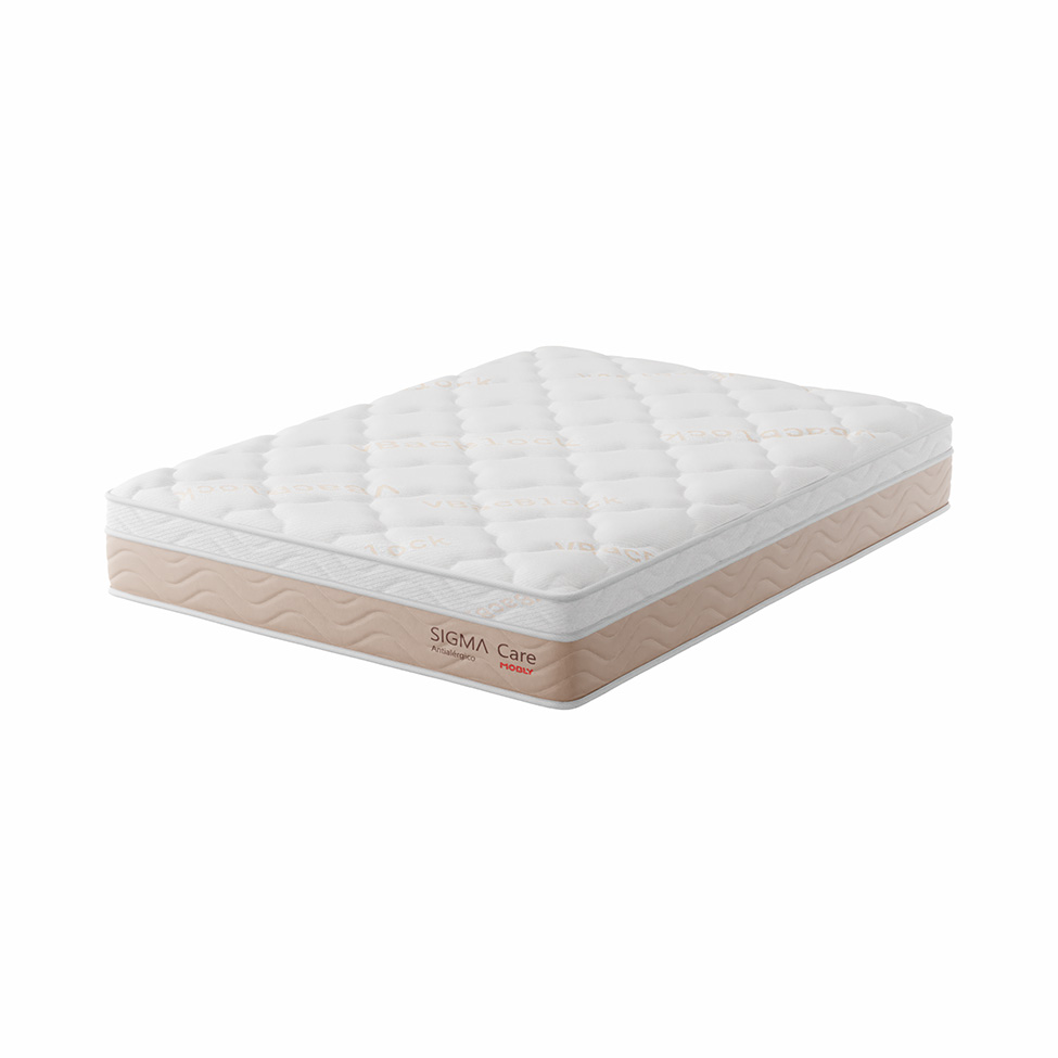 Colchão Casal Sigma Care Misto (23x138x188) Bege e Branco