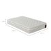 Colchão Casal Zenith Molas Ensacadas (22x138x188) Branco