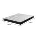 Colchão Queen Howie Espuma D45 (17x158x198) Preto e Branco