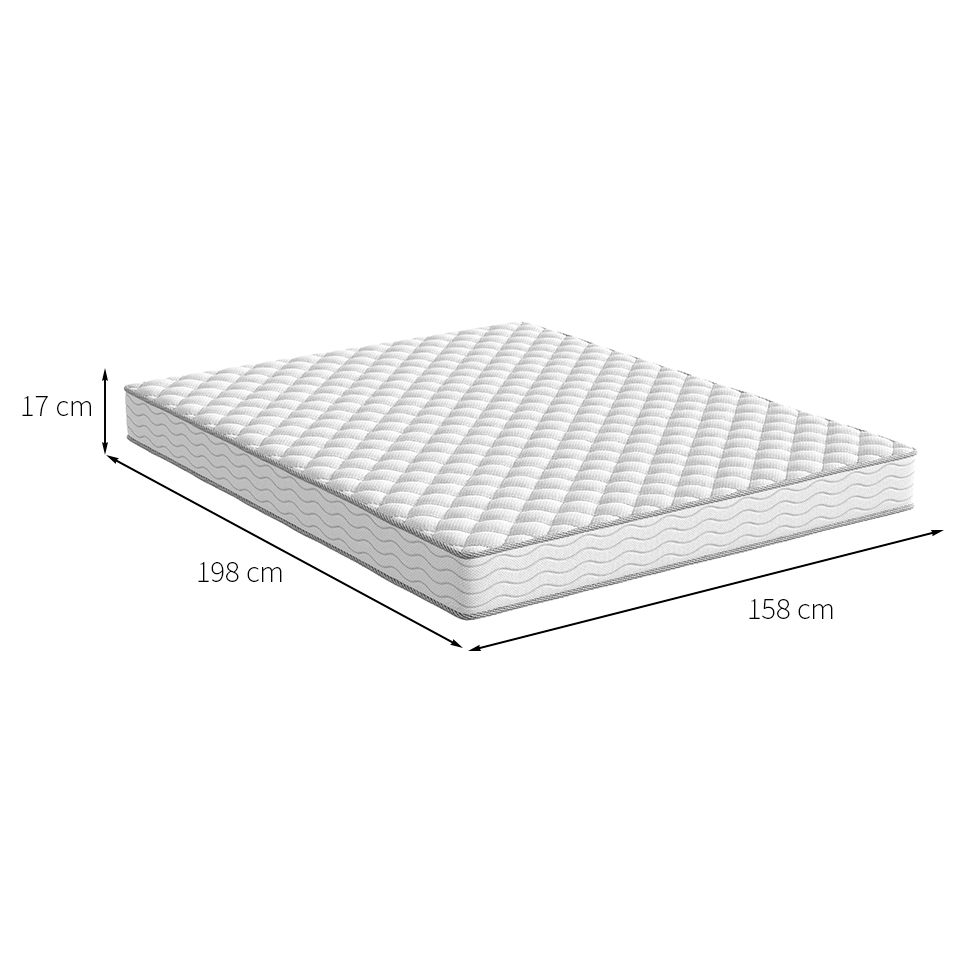 Colchão Queen Howie Misto D33 (17x158x198) Branco