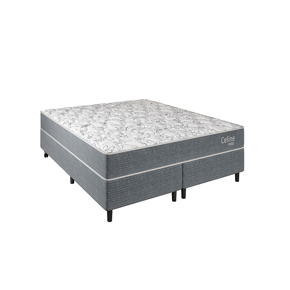 Colchão Queen Mola Ensacada Celine (22x158x198) Cinza