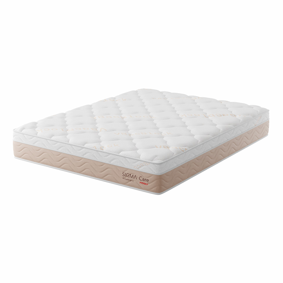 Colchão Queen Sigma Care Misto (23x158x198) Bege e Branco