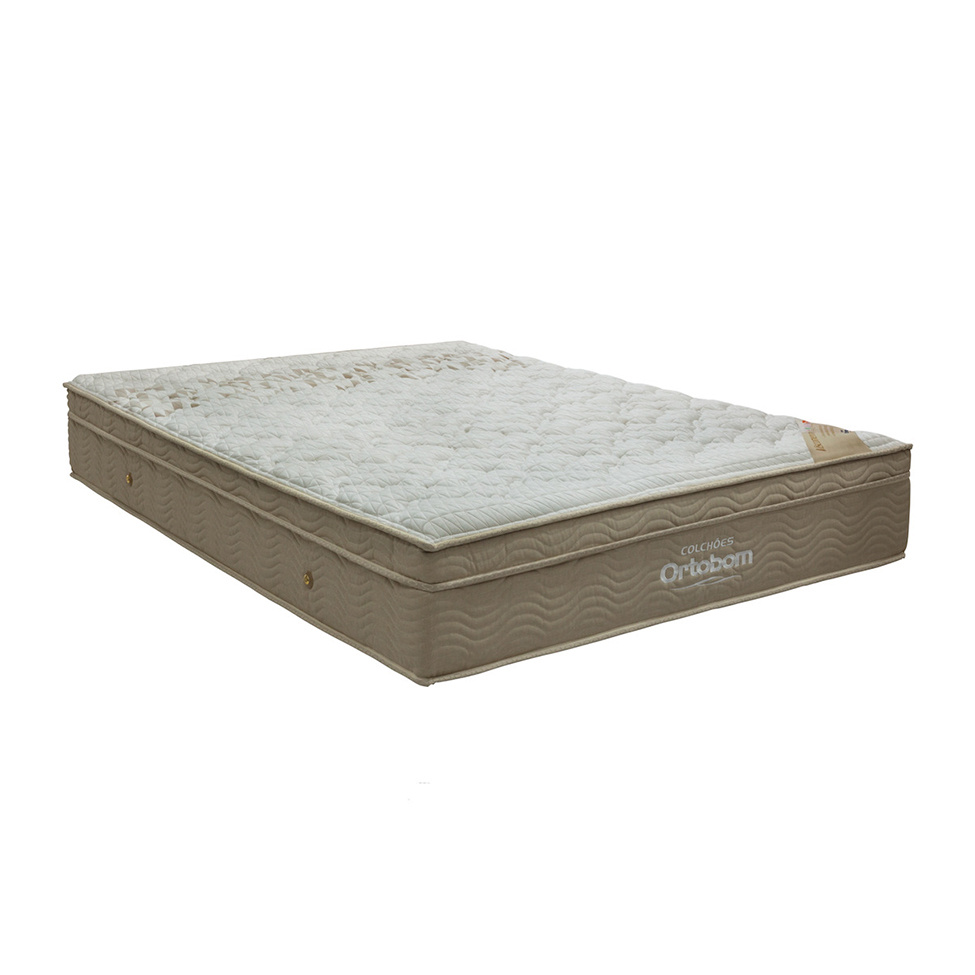 Colchão Queen Viscomemory com Espuma Viscoelástica D60 (28x158x198) Bege