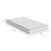 Colchão Solteirão Howie Espuma D33 (17x96x203) Branco