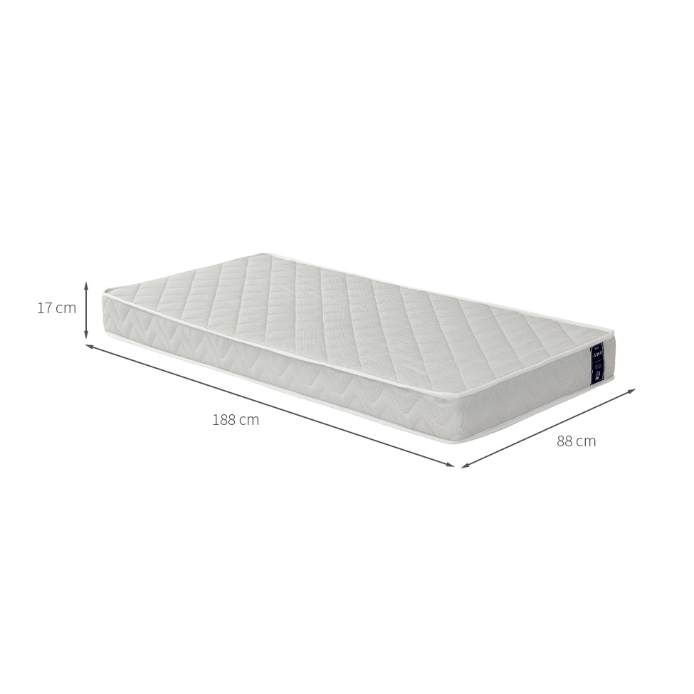 Colchão Solteiro Atmos Misto D28 (17x88x188) Branco