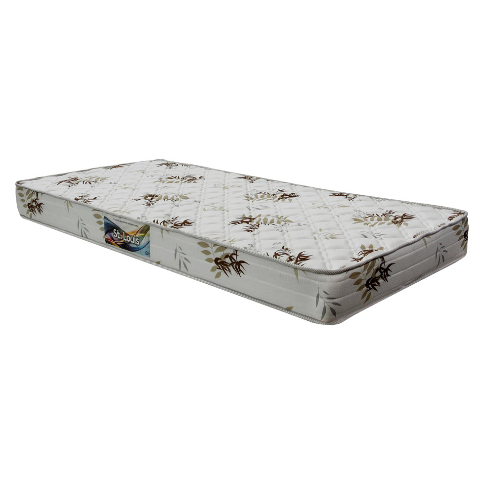 Colchão Solteiro Espuma D28 St. Louis (14x88x188) Branco