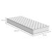 Colchão Solteiro Howie Espuma D28 (17x78x188) Branco