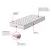 Colchão Solteiro Howie Espuma D45 (17x78x188) Branco