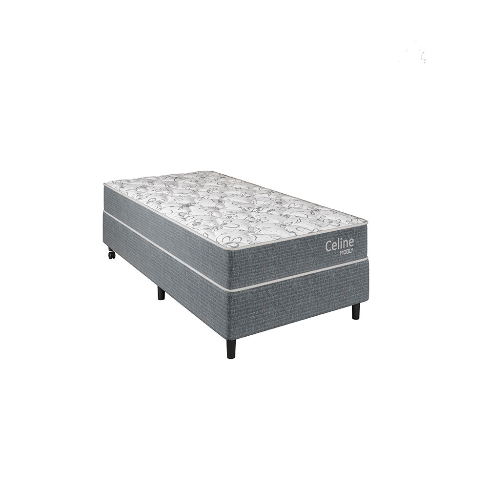 Colchão Solteiro Mola Ensacada Celine (22x88x188) Cinza