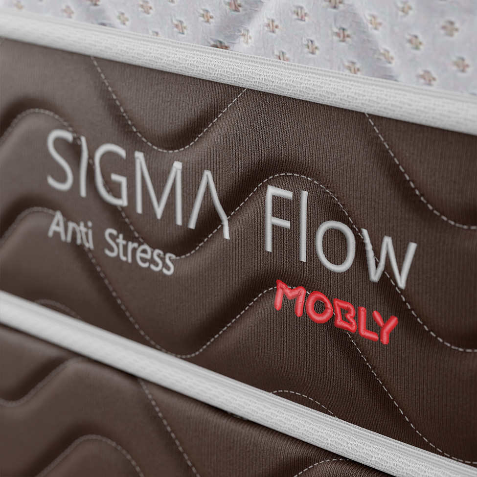 Colchão Solteiro Sigma Flow Misto Anti Stress (23x78x188)