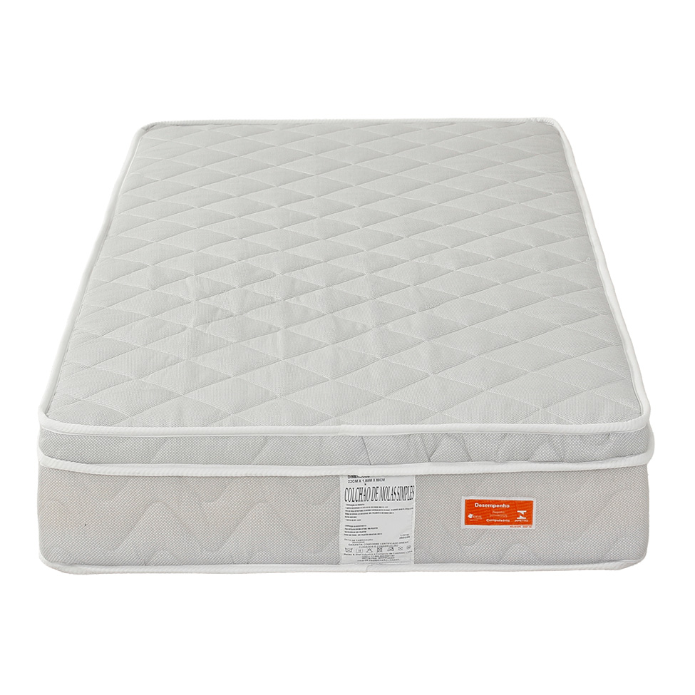 Colchão Solteiro Zenith Molas Ensacadas (22x88x188) Branco