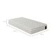 Colchão Solteiro Zenith Molas Ensacadas (22x88x188) Branco