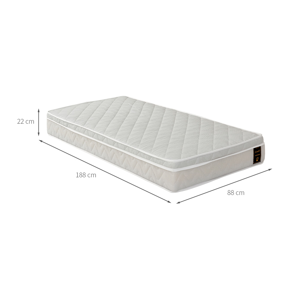 Colchão Solteiro Zenith Molas Ensacadas (22x88x188) Branco