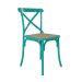 Conjunto 2 Cadeiras de Cozinha Katarina Azul e Bege New Green
