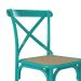 Conjunto 2 Cadeiras de Cozinha Katarina Azul e Bege New Green