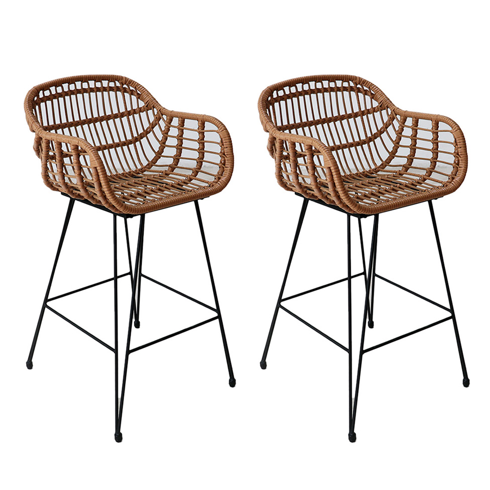 Conjunto com 2 Banquetas Amalfi Natural