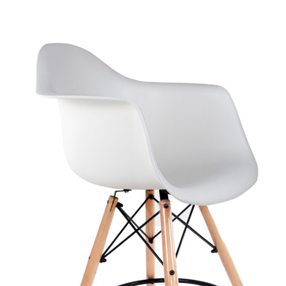 Conjunto com 2 Banquetas Arm Branco