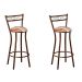 Conjunto com 2 Banquetas Belle II Marrom