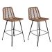 Conjunto com 2 Banquetas Bodrum Natural