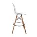 Conjunto com 2 Banquetas Charles Eames Cristal