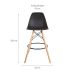 Conjunto com 2 Banquetas Charles Eames Preto