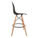 Conjunto com 2 Banquetas Charles Eames Preto