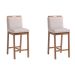 Conjunto com 2 Banquetas Dani Nogueira e Bege