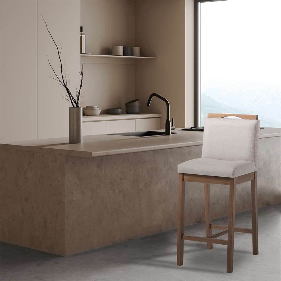 Conjunto com 2 Banquetas Dani Nogueira e Bege