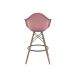 Conjunto com 2 Banquetas Eames Arm DSW Rosa