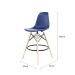 Conjunto com 2 Banquetas Eames DSW Azul