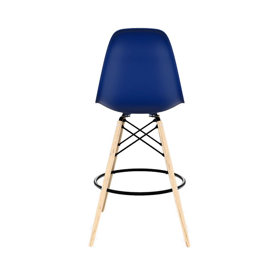 Conjunto com 2 Banquetas Eames DSW Azul
