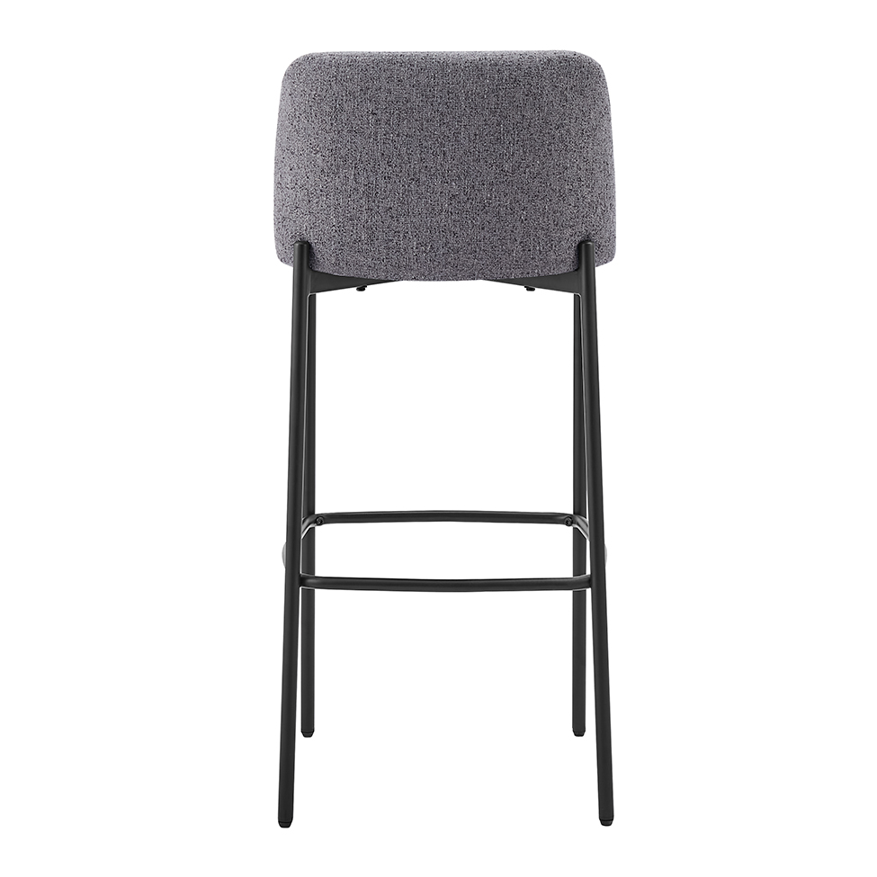 Conjunto com 2 Banquetas Fany Cinza Escuro
