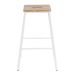 Conjunto com 2 Banquetas Fixas Chamonix Branco
