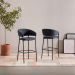 Conjunto com 2 Banquetas Fixas Leone Jeans