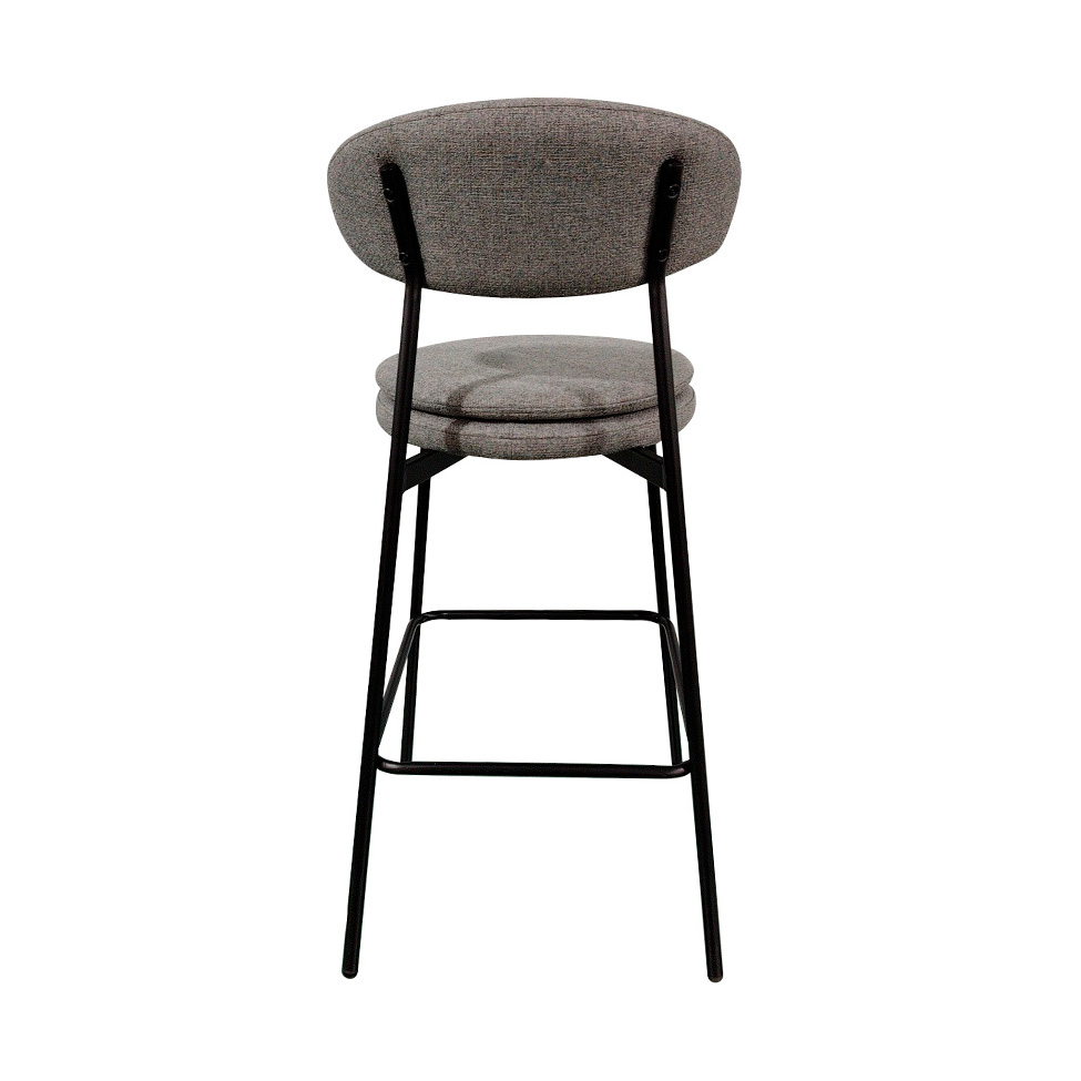 Conjunto com 2 Banquetas Fixas Piscis Cinza Claro