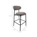 Conjunto com 2 Banquetas Fixas Piscis Cinza Claro