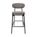 Conjunto com 2 Banquetas Fixas Piscis Cinza Claro