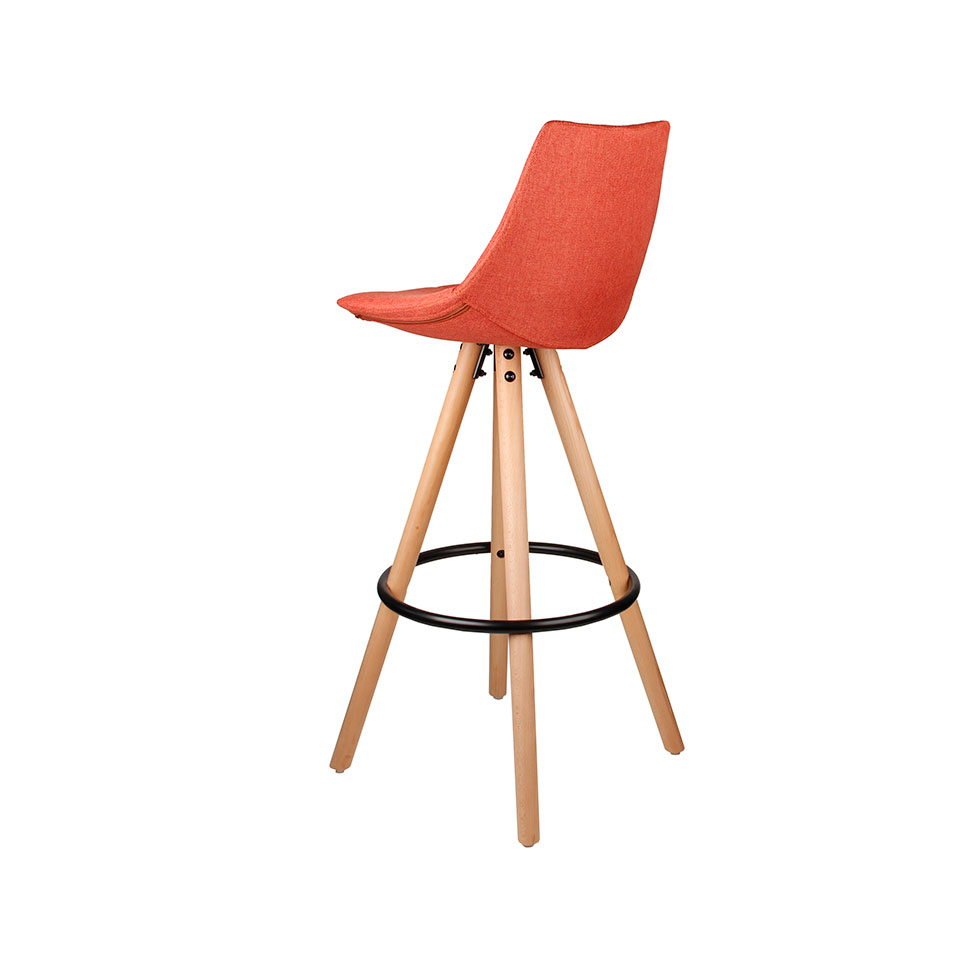 Conjunto com 2 Banquetas Fixas Sheila Coral
