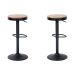 Conjunto com 2 Banquetas Giratórias Bayonne Preto