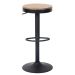 Conjunto com 2 Banquetas Giratórias Bayonne Preto