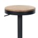 Conjunto com 2 Banquetas Giratórias Bayonne Preto