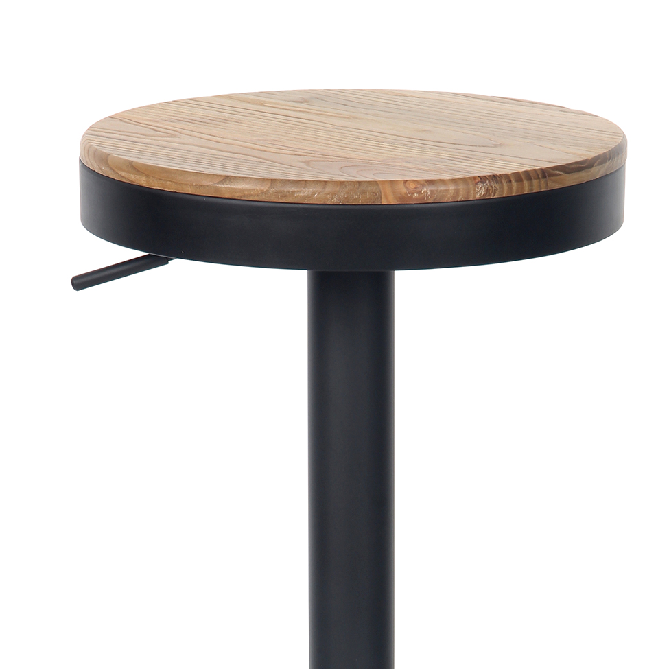 Conjunto com 2 Banquetas Giratórias Bayonne Preto