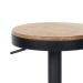 Conjunto com 2 Banquetas Giratórias Bayonne Preto