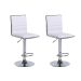 Conjunto com 2 Banquetas Giratórias Marilyn Branco