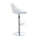 Conjunto com 2 Banquetas Giratórias Milano Branco