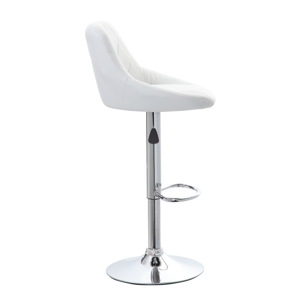 Conjunto com 2 Banquetas Giratórias Milano Branco