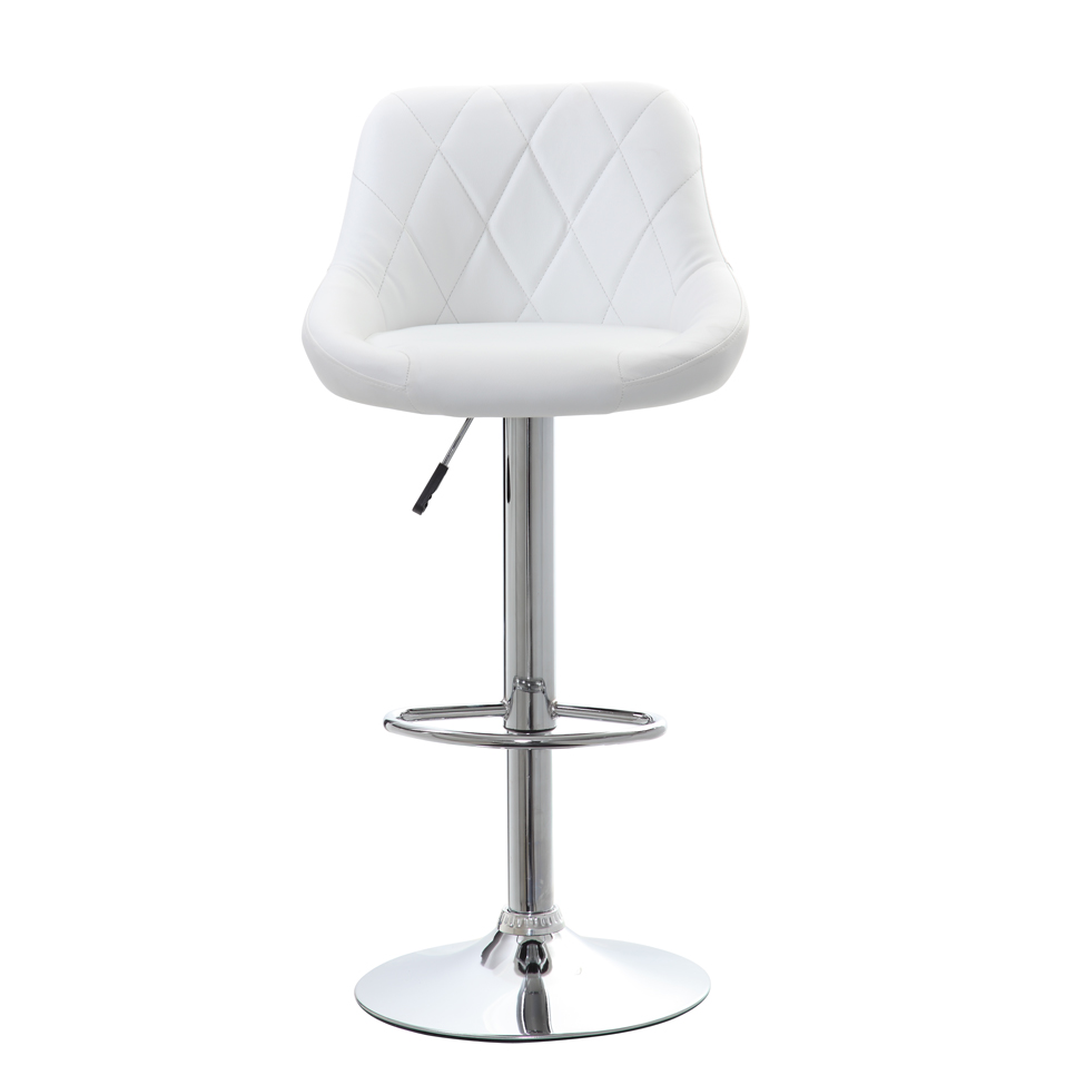 Conjunto com 2 Banquetas Giratórias Milano Branco